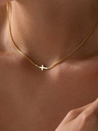 Golden Cross Necklace