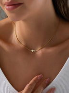 Golden Cross Necklace