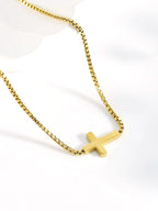 Golden Cross Necklace