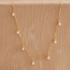 Pearl Station Necklace
