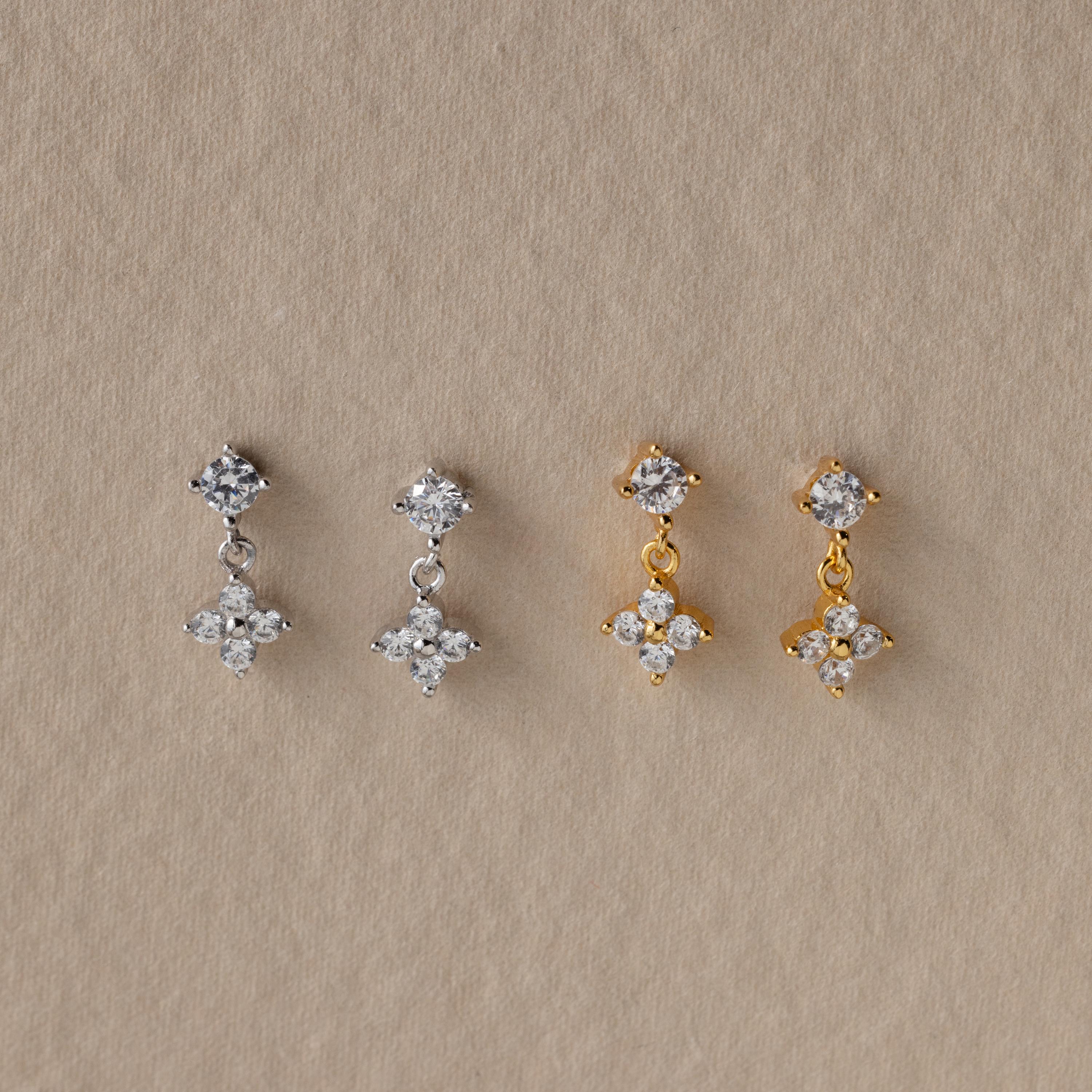 Ivy Flower Studs