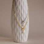 Toggle Pearl Necklace